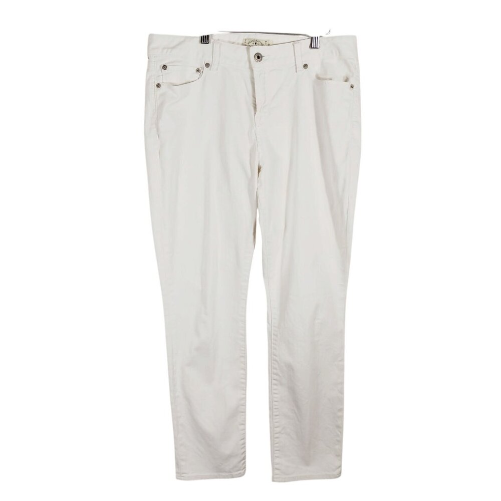 Lucky Brand, White Jeans, Size 10, Lolita Skinny, Classic 5 Pocket, Zip Fly
